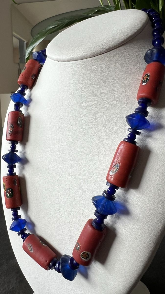 Murano Catenine: Collier en murano millefiori – Usato da Nyon venduto da stylevintage79 1