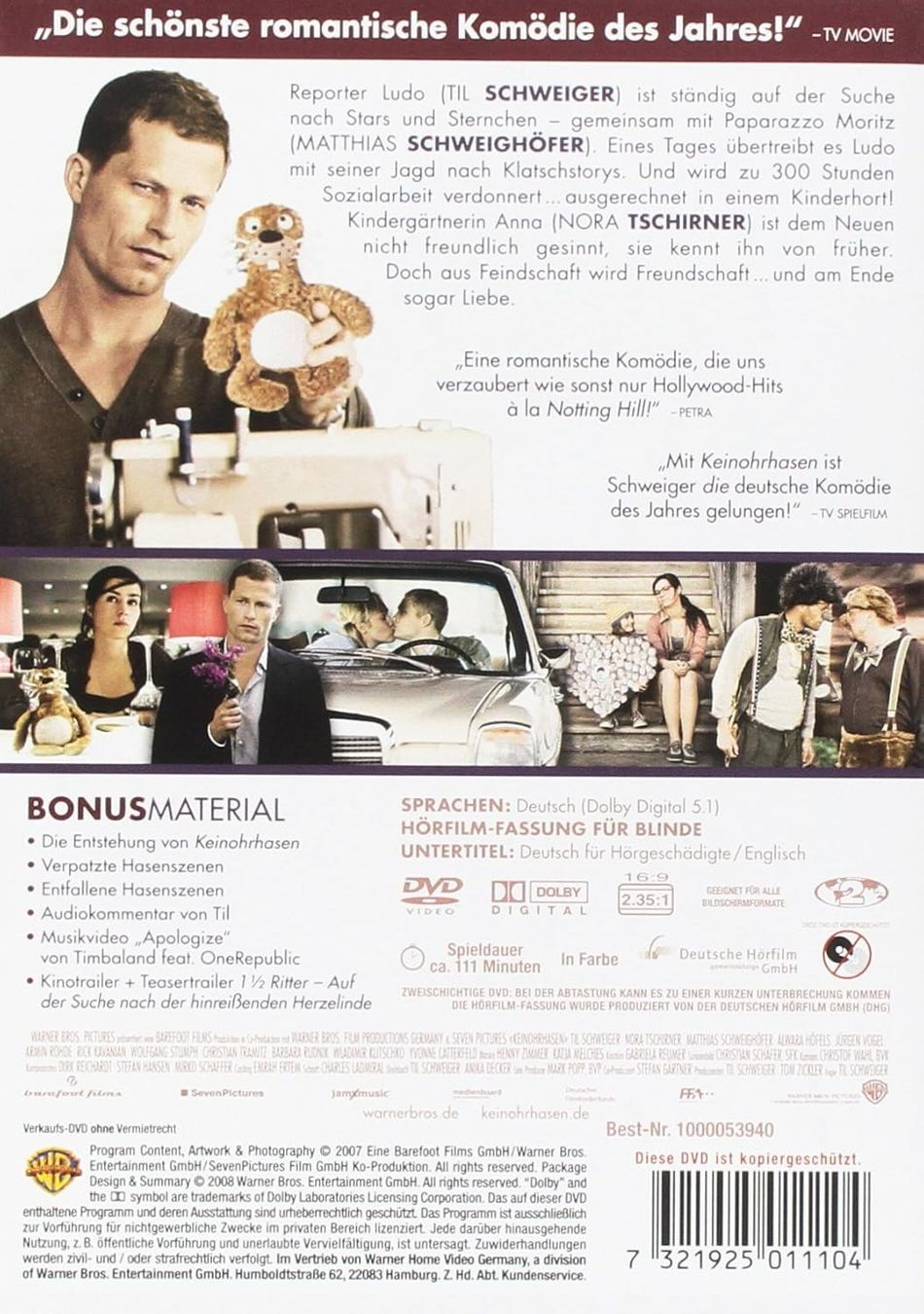 Tutti i DVDs: DVD  Keinohrhasen – Usato da Heimberg venduto da Rockenrol 1
