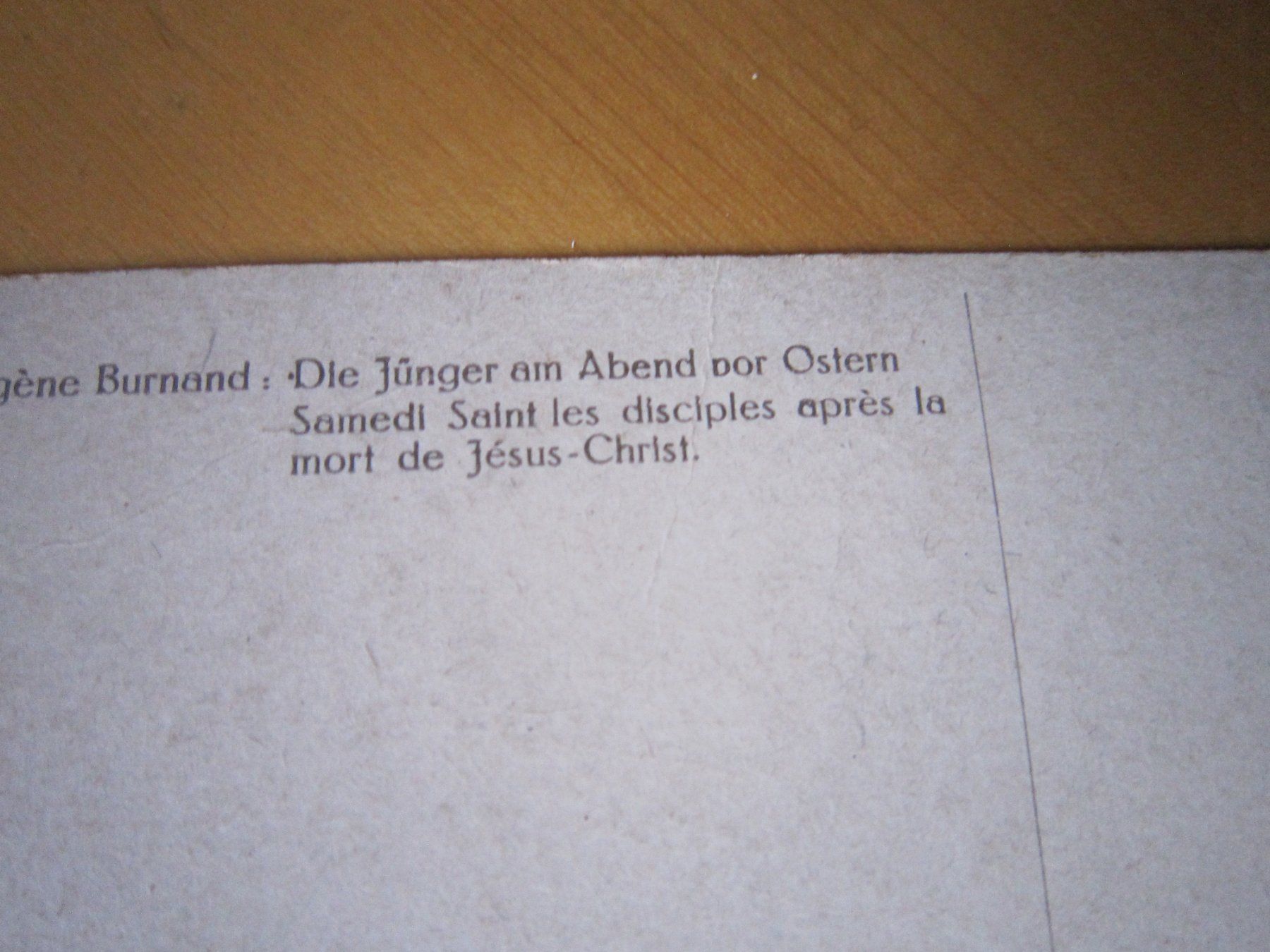 Cartes postales: No16 ntike Postkarten "les disciple apres la mort de christ" – D'occasion à Gordola par Polentaefung 3