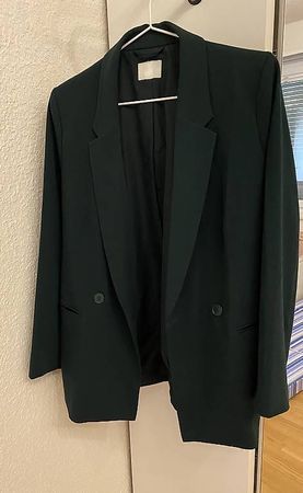 Eleganter Blazer, dunkelgrün, neuwertig, M