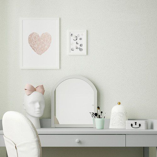 Ikea Specchi: IKEA Spiegel SMYGA Spie, Stand/Wand hellgrau – Nuovo e nell'imballaggio originale da Rothenburg venduto da IKEA_Rothenburg 3