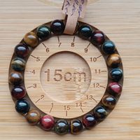 Falkenauge / Tigerauge / Bullenauge Armband Mineralien Stein