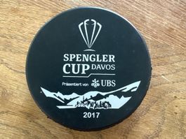 Puck Spengler Cup  / offizieller Game-Puck 2017