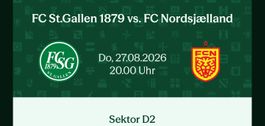 FC St.Gallen 1879 vs. FC Nordsjælland