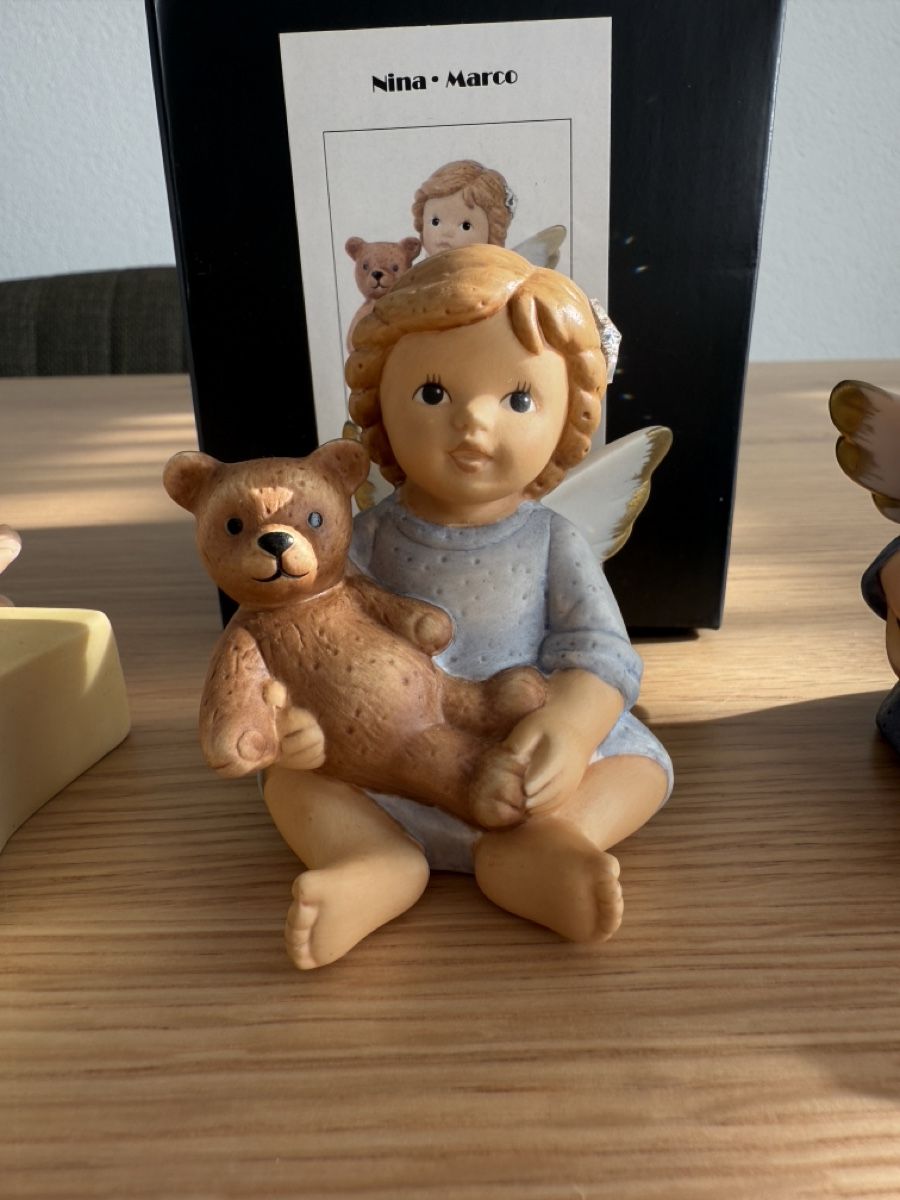 Statuette: Goebel Nina und Marco Engel mit Teddy – Usato da Sarmenstorf venduto da Nathaliie_21