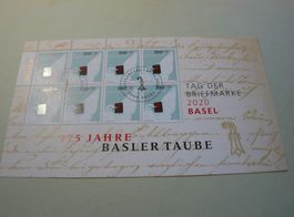 Kleinbogen 150 Jahre Basler-Taube ET-o, 2020
