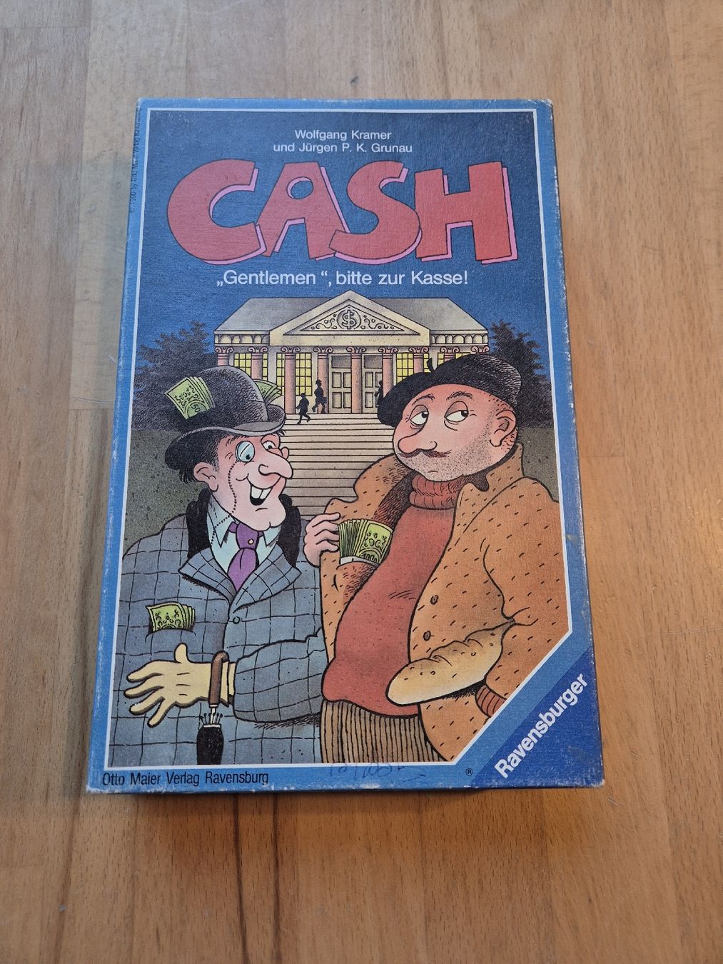 Ravensburger Giochi: Ravensburger CASH "Gentlemen, bitte zur Kasse!" - 1990 – Usato da Ettiswil venduto da beekeper13