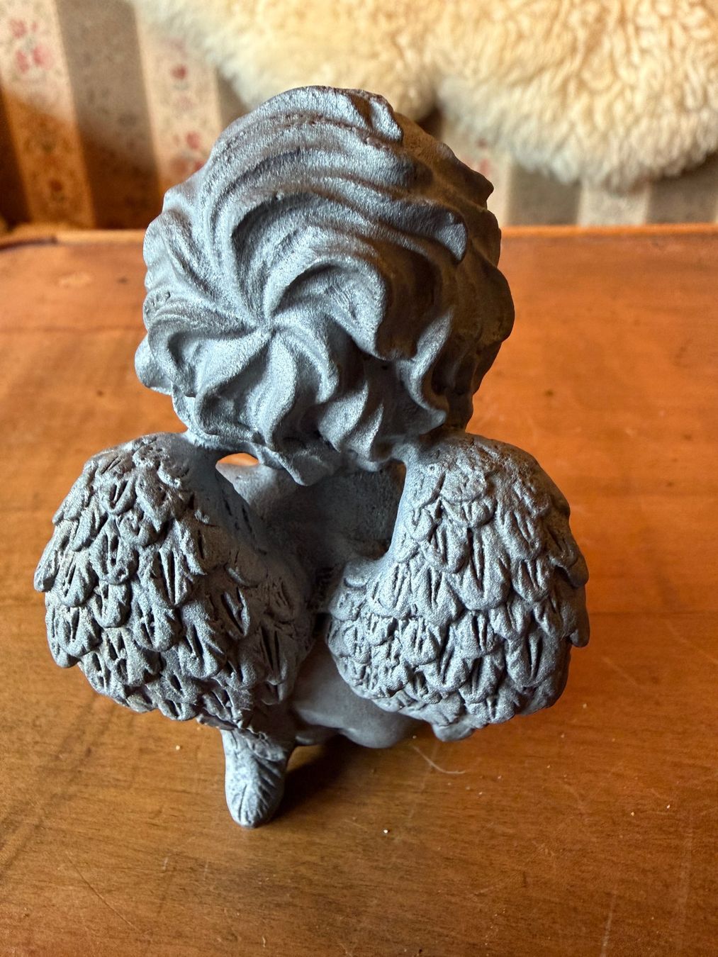 Sculture & Statue: Gusseiserne wunderschöne kleine Engelsfigur Sandgestrahlt – Usato da Zofingen venduto da Schekke 2