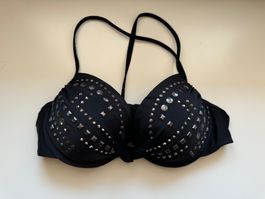 Bikini Oberteil mit Applikationen