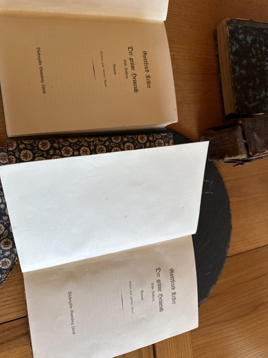 Bücher: Gottfried Keller Der grüne Heinrich 2x – Gebraucht aus Frümsen von Katzen0 1