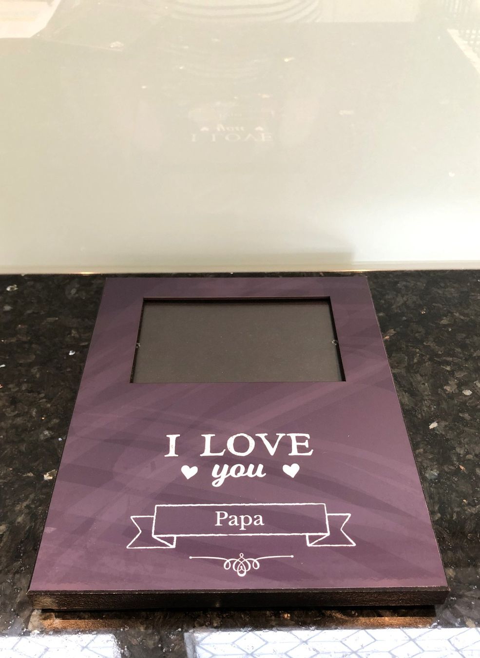 Bilderrahmen: Bilderrahmen "I Love You Papa" – Gebraucht aus Rüti ZH von Jasna89 1