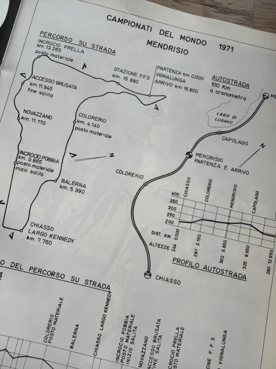 Libri: 1971 Cycling World Championship Program - Mendrisio, rare – Nuovo (secondo la descrizione) da Lugano venduto da bad_2t9b 3