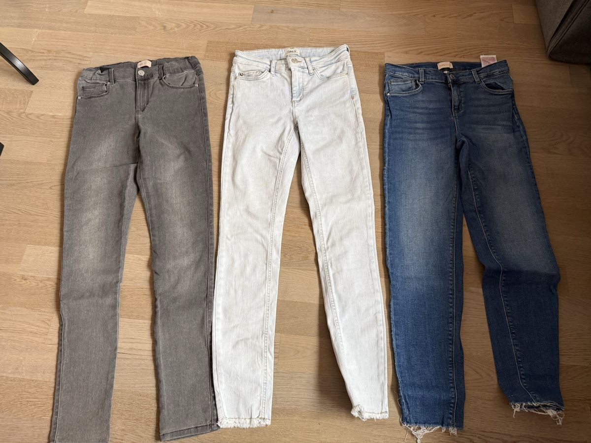 Only Pantaloni: 3 Jeans Only Gr. 158 – Usato da Rubigen venduto da Elmacino