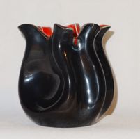 Vase en céramique de Elchinger France 1950.