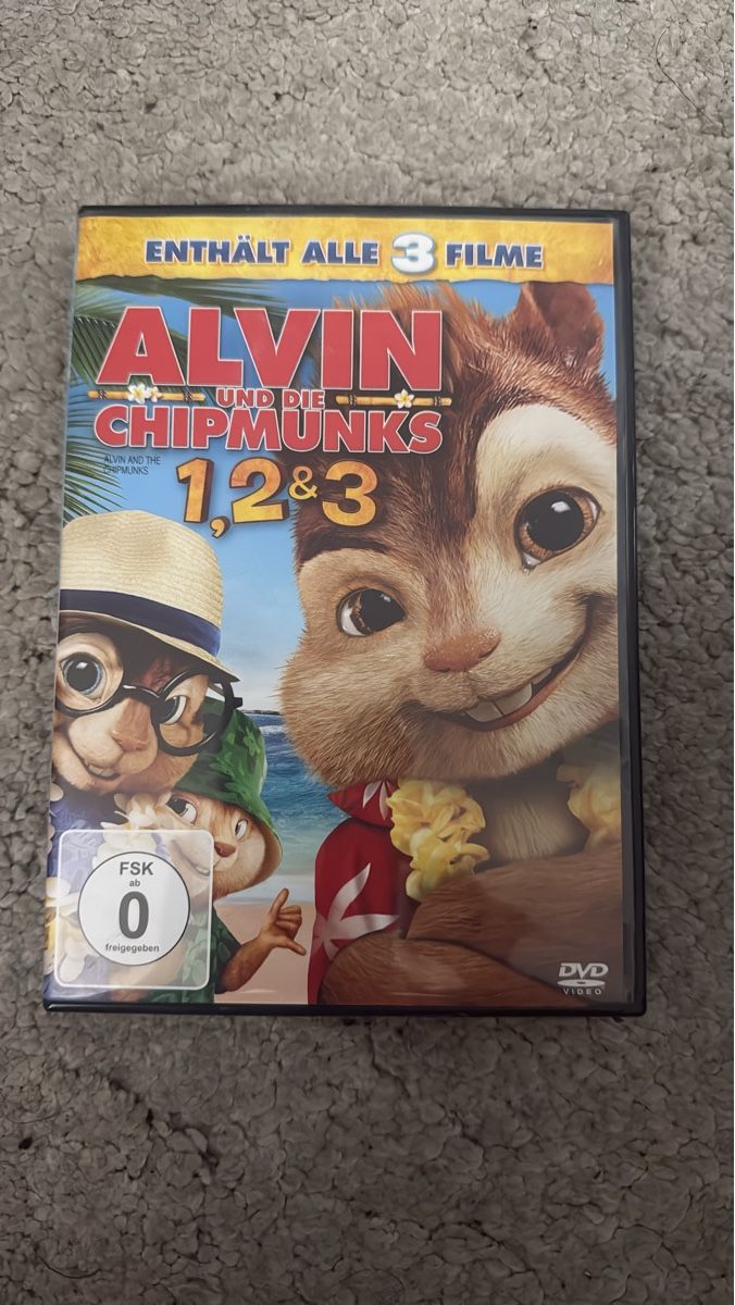 Tutti i DVDs: Alvin und die Chipmunks 1, 2 & 3 DVD Set – Nuovo (secondo la descrizione) da Herisau venduto da Pat_Wi88