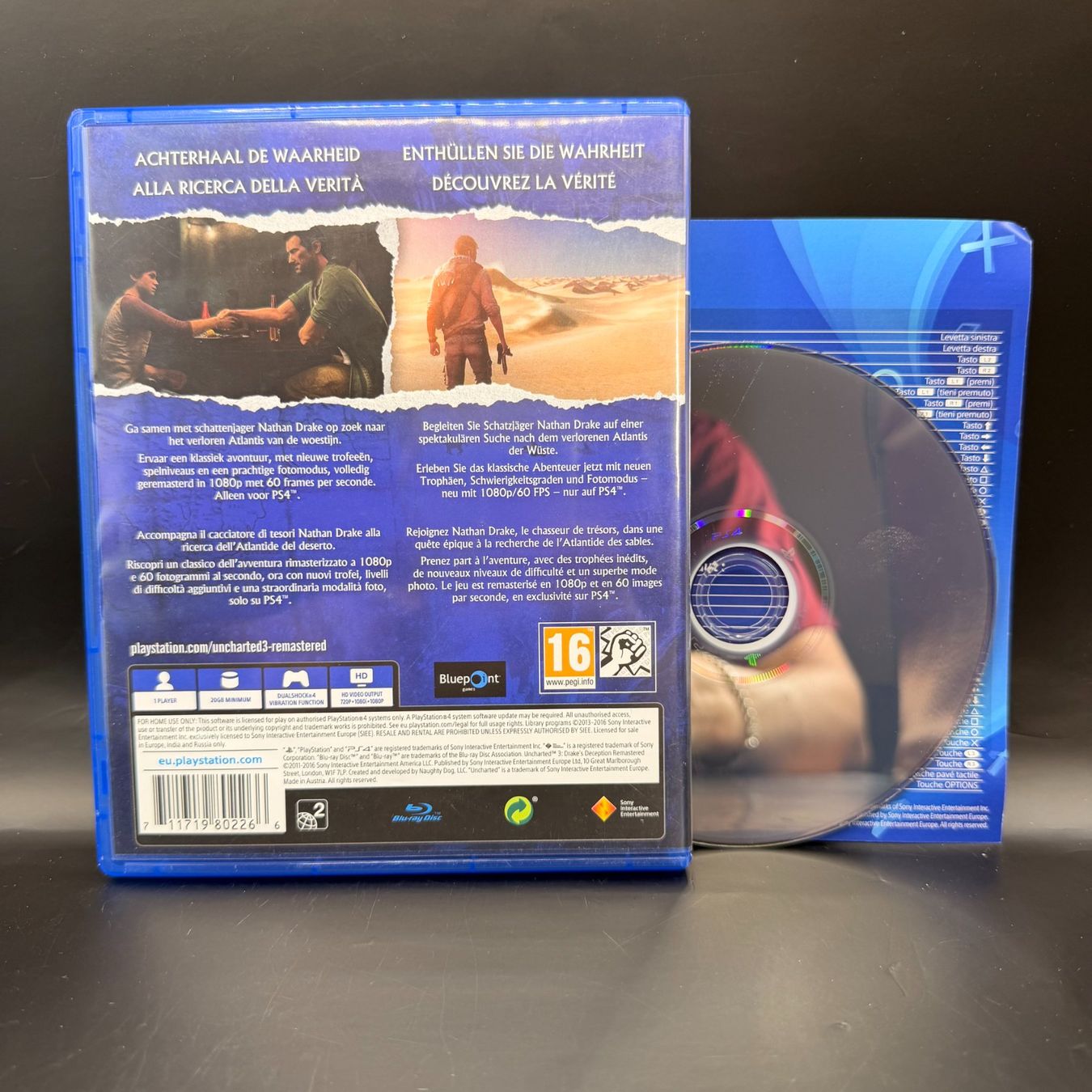 Sony Giochi: Uncharted 3 Drake´s Deception Remastered Playstation 4 – Usato da Düdingen venduto da Nerdworld 1