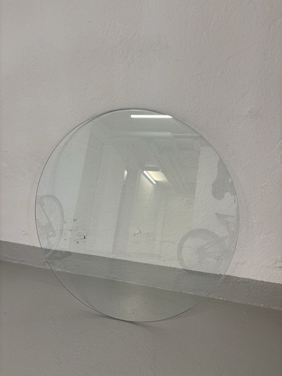 Servierplatten: Glasplatte / Tischplatte 79cm – Gebraucht aus Winterthur von KnechtR