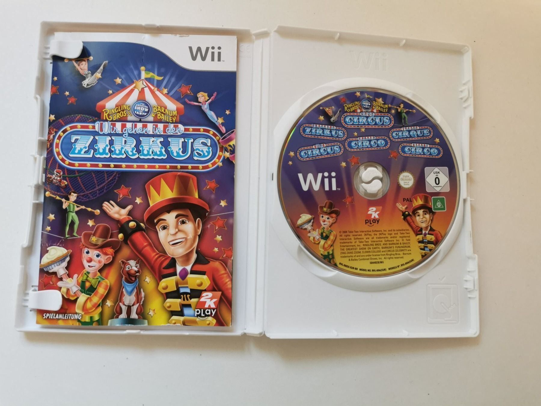 Nintendo Giochi: Wii - Wir gehen in den Zirkus – Usato da Lenzburg venduto da eyworld 1