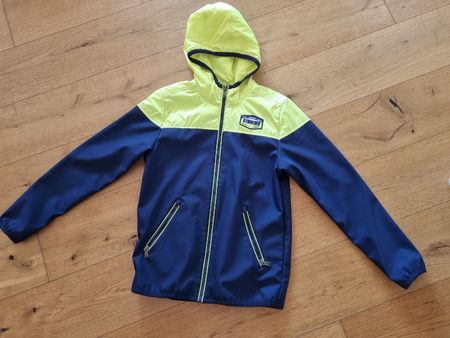Vingino Softshelljacke Gr 164 marine/ neongelb