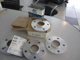 Porsche 911 Spurverbreiterung  SCC 2x15mm und 2x 13mm