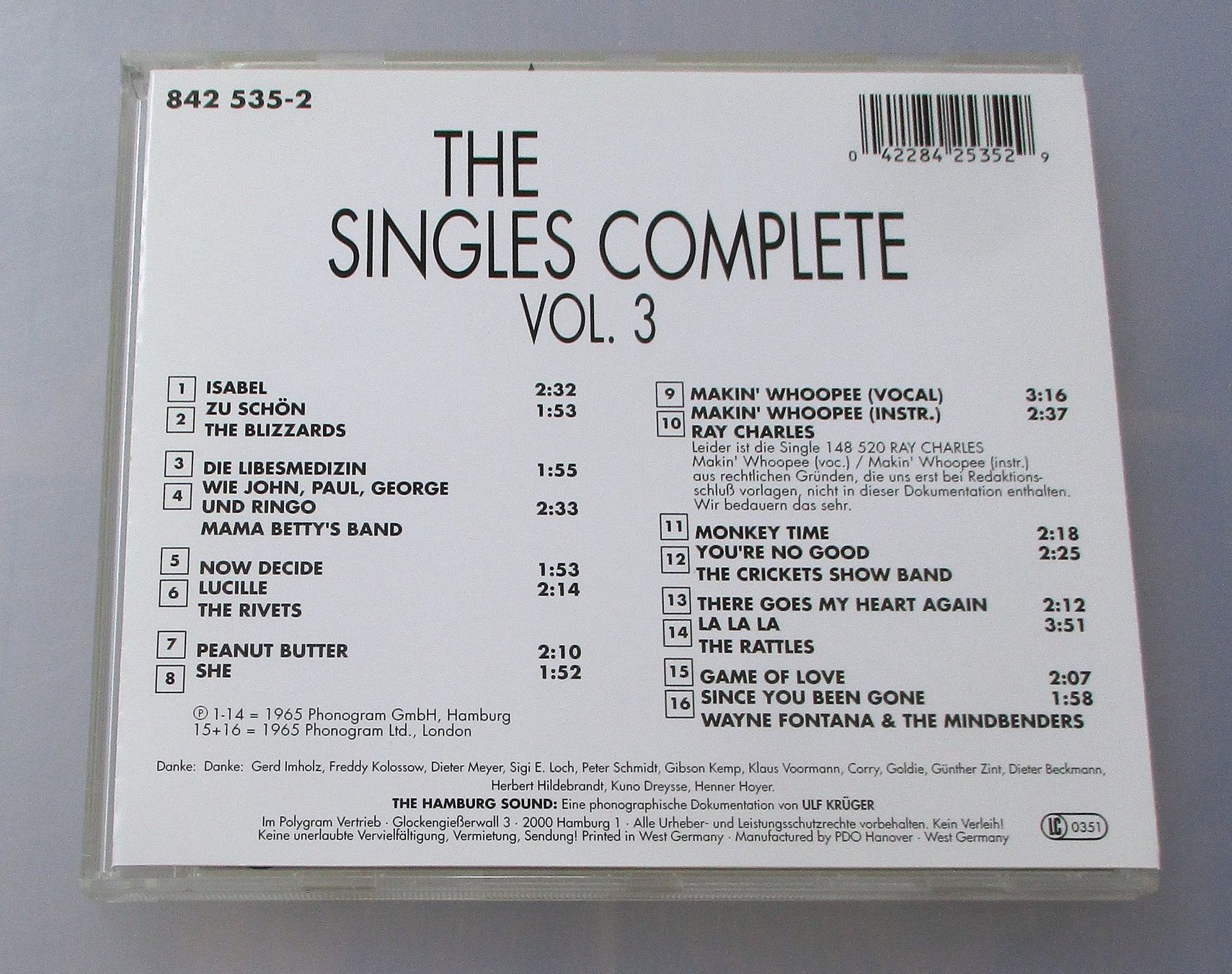 CD: THE STAR-CLUB SINGLES COMPLETE - Vol. 3 – Usato da Wattwil venduto da Muriel11 1