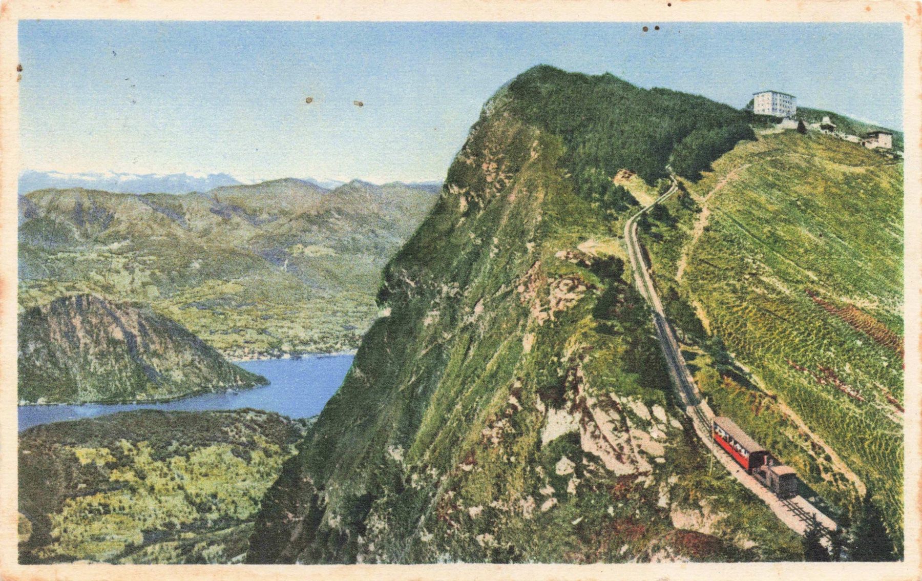 Cartes postales: Monte Generoso vista da lugano – D'occasion à Biasca par Blenio71