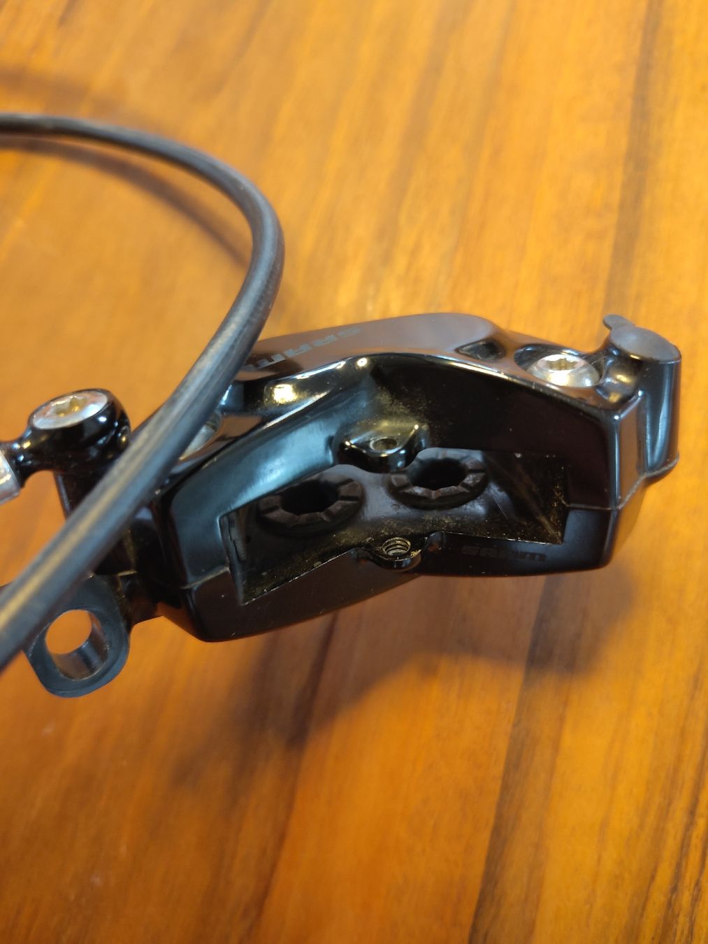 Ersatzteile: SRAM Code RSC Scheibenbremse hinten schwarz neuwertig – Neu (gemäss Beschreibung) aus Uznach von TheRoyalrider 2