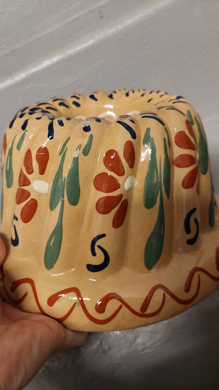 Teglie da forno: Gugelhopf/Backform aus Keramik/Vintage.grosseBackform – Usato da Basel venduto da O-MEGA 6