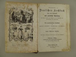 ALLGEMEINES DEUTSCHES KOCHBUCH FÜR ALLE STÄNDE 1861