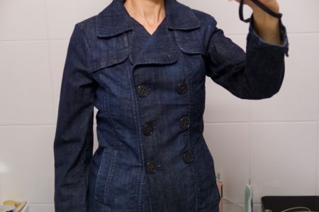Esprit - magnifique veste / blazer en jeans - 36