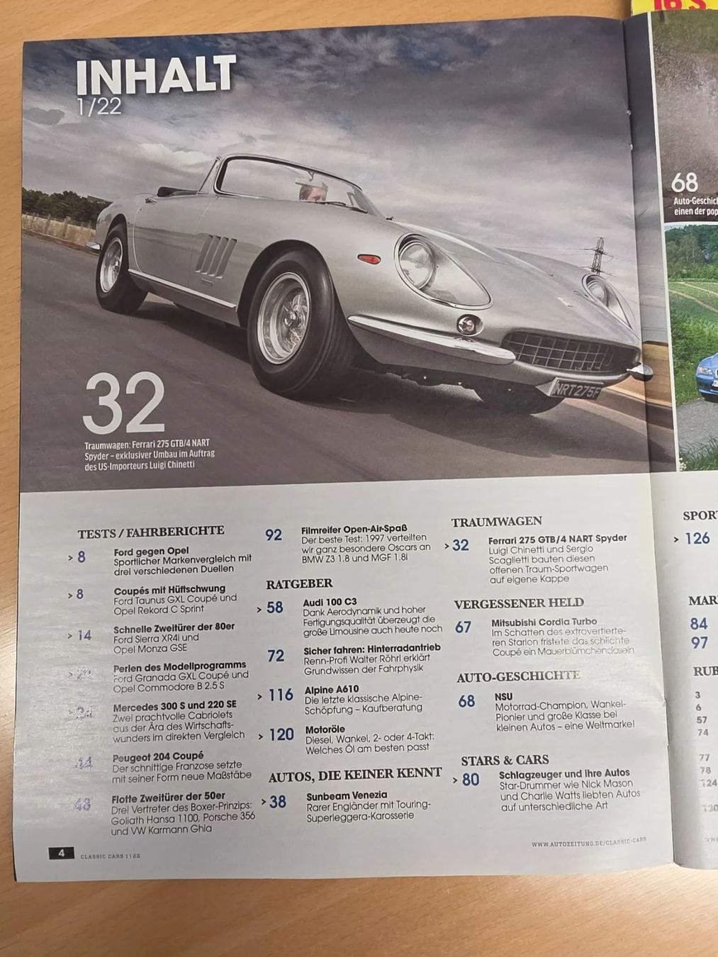 Riviste & Magazine: Classiccars – Usato da Auenstein venduto da Atomium 1