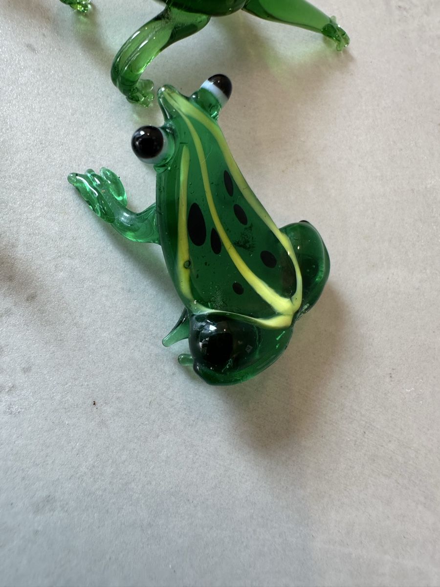 Statuette: Murano Glasfrösche – 5er Set – Nuovo (secondo la descrizione) da Nebikon venduto da Vanessa2003 7