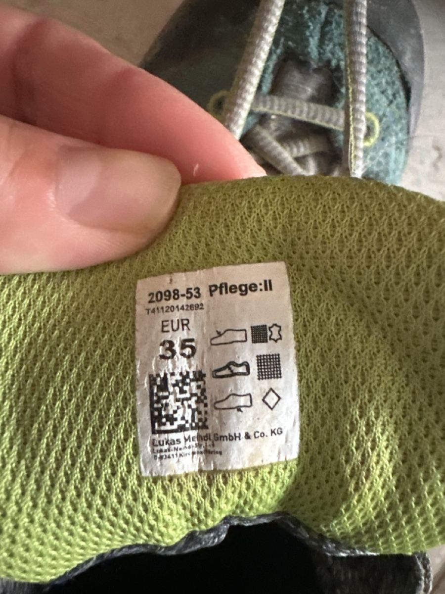Meindl Herrenschuhe: Meindl Wanderschuhe Kinder Grösse 35 gebraucht – Gebraucht aus Wettingen von sue_2v99 1