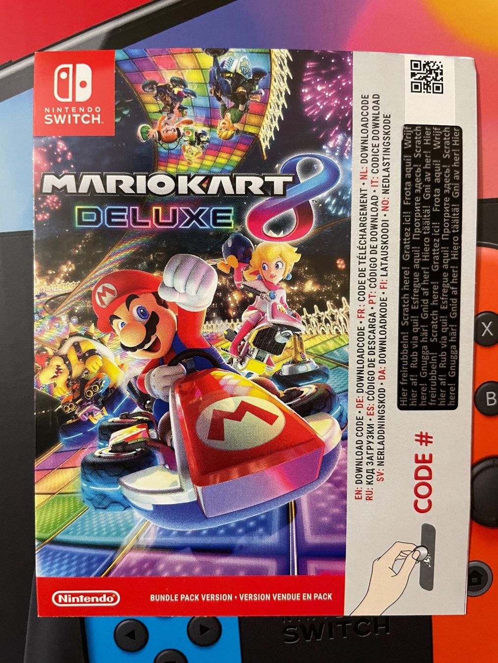 Nintendo Spiele: Mario Kart 8 deluxe CODE – Neu (gemäss Beschreibung) aus Lucens von