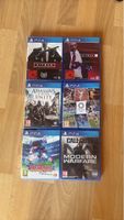 6 PS4 Spiele Konvolut sehr guten Zustand ! 
