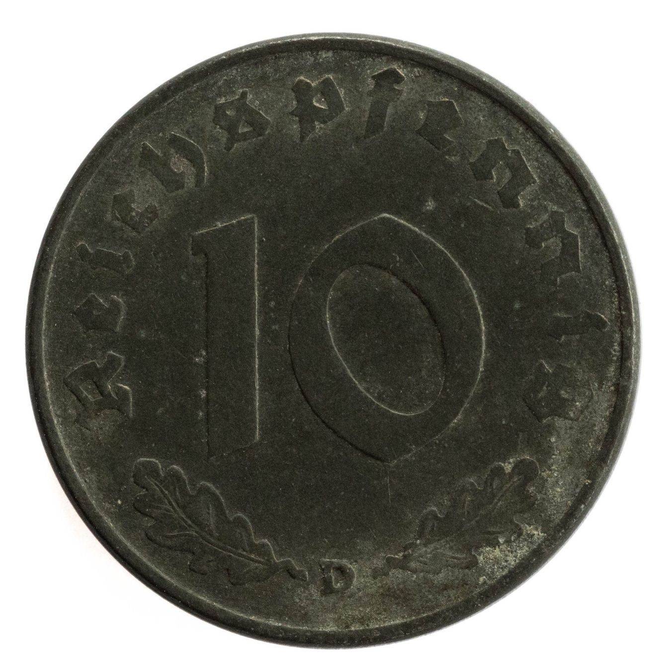Tutti le monete: Deutschland - 10 Reichspfennig - 1941 - D – Usato da Rotkreuz venduto da num_6343