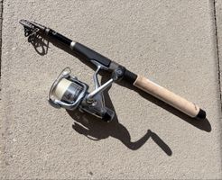 Angelset: Teleskoprute mit Abu Garcia Rolle & Zubehör
