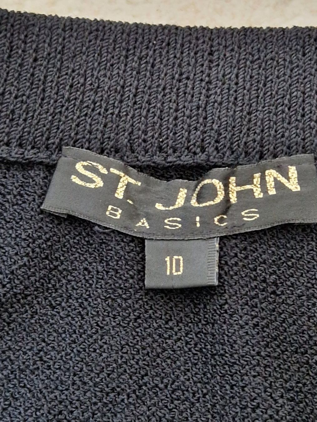 Kleider: Vintage-Strickkleid, Gr. 40, Kleid, St. John, – Gebraucht aus Arlesheim von Vera6 1