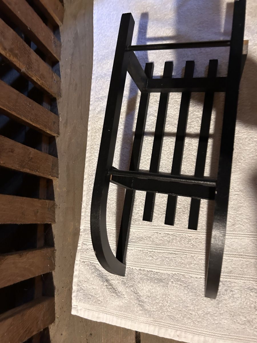 Tutte le decorazioni: Decorative Wooden Sledge Black Small – Usato da Biel/Bienne venduto da zit_v5yc 4
