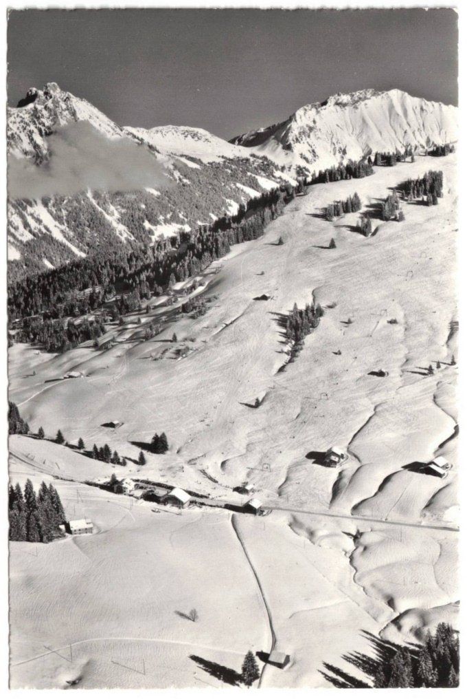 Cartoline postali: Col des Mosses - Restaurant + Skilift Lécherette – Usato da Binningen venduto da Mountainrider
