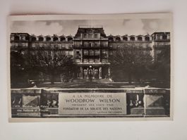 Genf Palais der Nationen Woodrow Wilson Gedenken dat. 1931