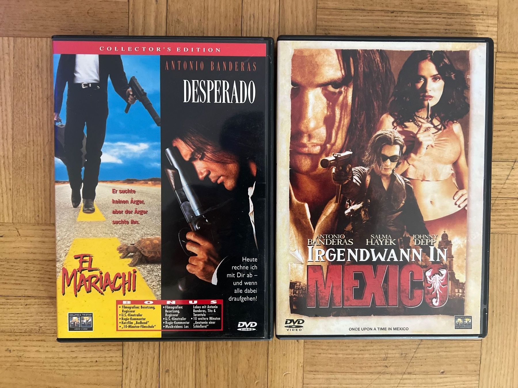 Tutti i DVDs: El Mariachi Trilogy DVD - Robert Rodriguez Action – Nuovo (secondo la descrizione) da Binningen venduto da pymer