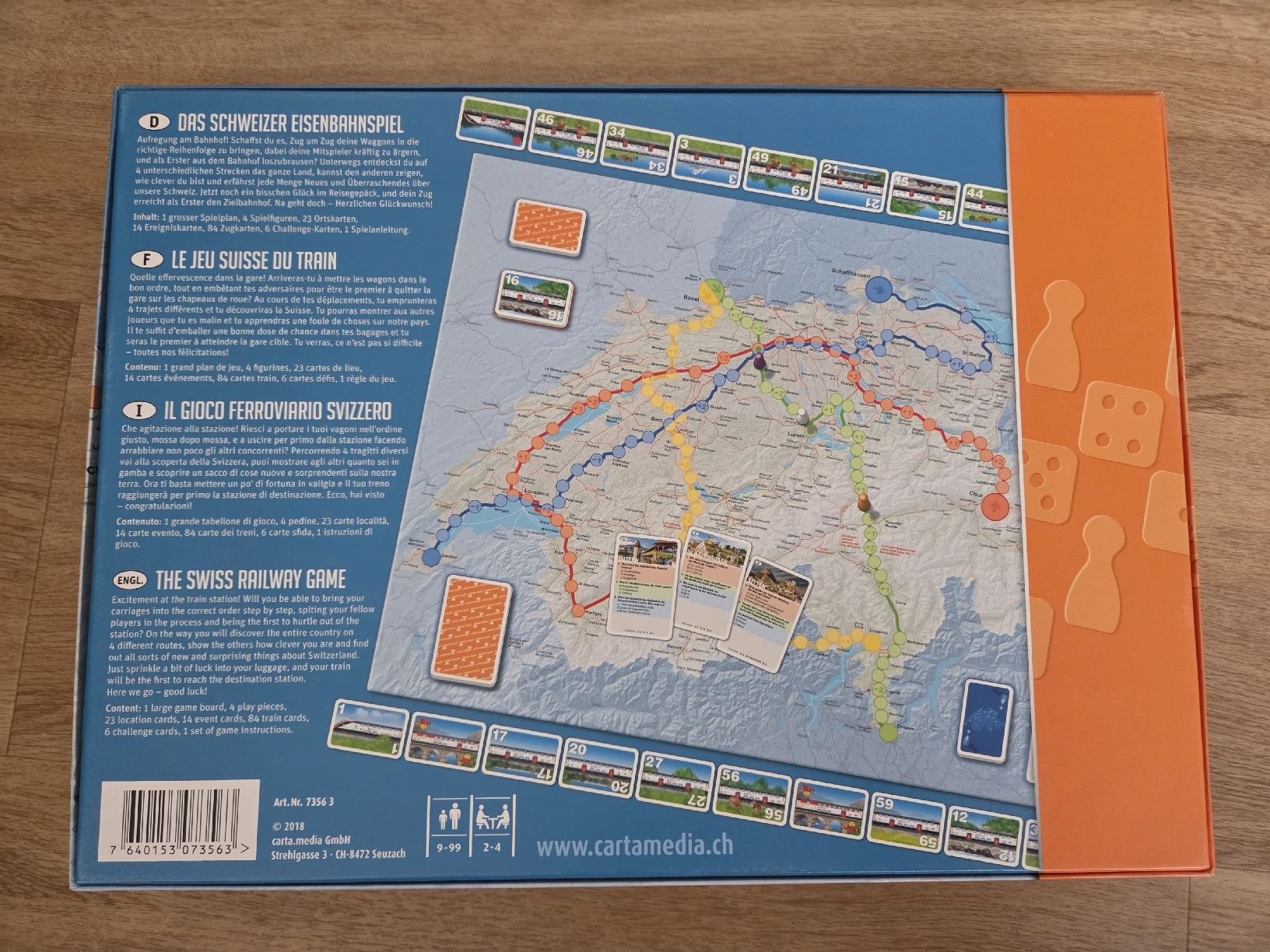 Giochi: Das Schweizer Eisenbahnspiel - SBB CFF FFS Spiel Top! – Usato da Illhart venduto da Markus203 1
