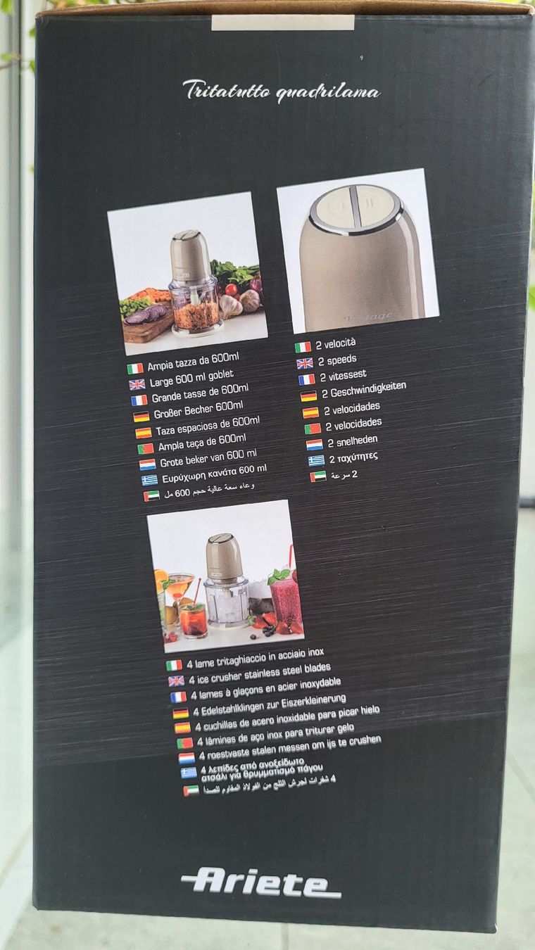 Elettrodomestici da cucina: Chopper, Zerkleiner Ariete – Nuovo e nell'imballaggio originale da Muttenz venduto da Igma 1