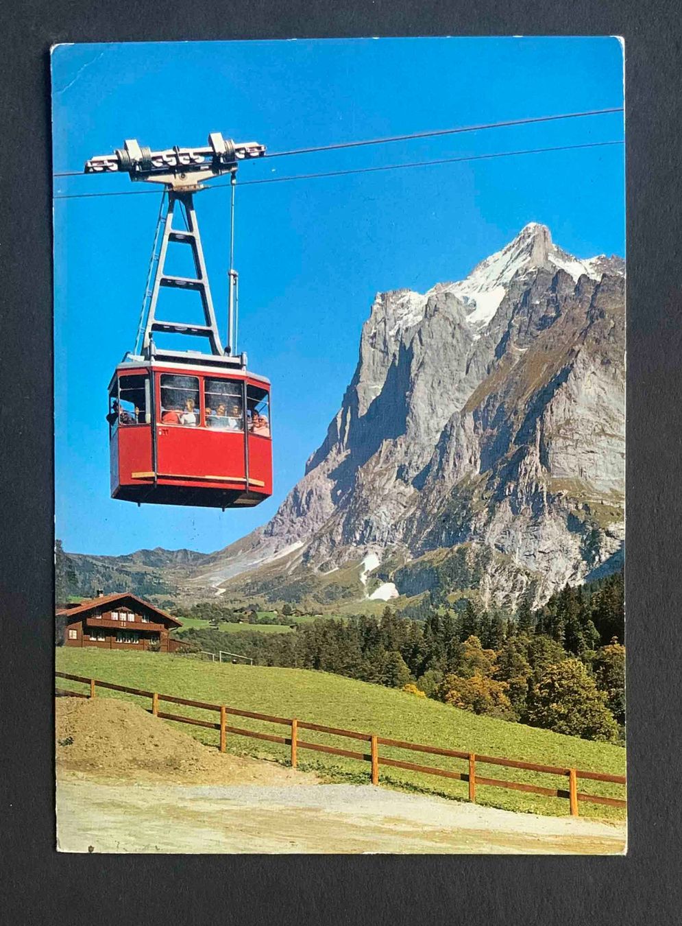 Cartoline postali: AK Luftseilbahn Grindelwald Pfingstegg – Usato da Goldau venduto da artelier1