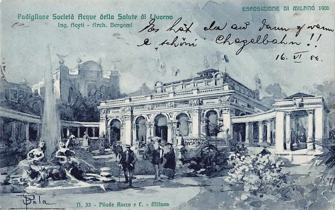 Ansichtskarten: CARTOLINA UFFICIALE 1906 – Gebraucht aus Winterthur von SchatzchischtliWinti