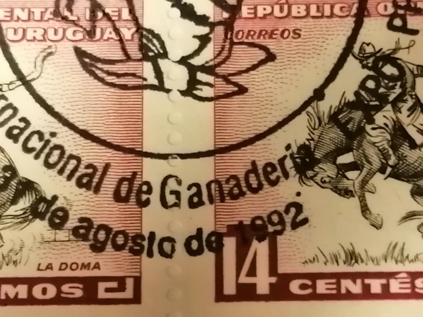 Alle Münzen: MÜNZBRIEF Uruguay Gaucho 100 Pesos – Gebraucht aus Nunningen von silvermoon68 1