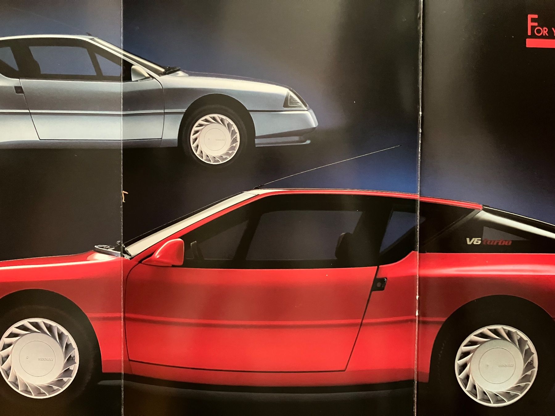 Renault Autos: Renault Alpine V6 Turbo - Original Prospekt – Neu (gemäss Beschreibung) aus Malans GR von Chueche427 1
