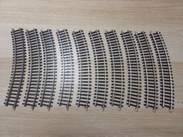 Märklin 10 x 2121 gebogenes gleis K H0