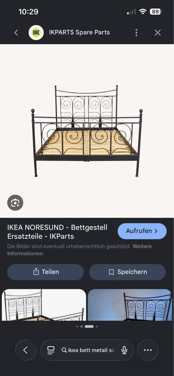 Letti: Bettgestell inkl. (oder nur) Lattenrost 140x200 – Usato da Dagmersellen venduto da mas_zpx9 4